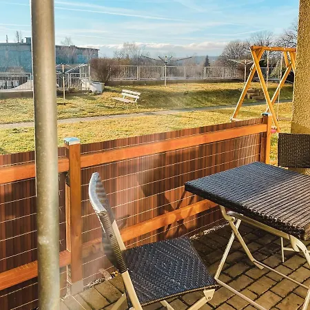 Apartmán Schoene Wohnung, Eigene Terrasse, Privater Parkplatz, Wi-fi, Waschmaschine, 3p
